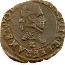 Double Tournois - Henri III (Dauphiné mint; Type B; Z on obverse)