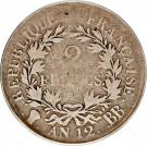 2 Francs - Napoleon I