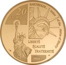 20 Euro (Frédéric Auguste Bartholdi; gold)