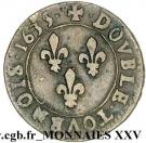 Double Tournois - Louis XIII (Navarre/Saint-Palais mint; 1st type)
