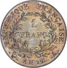 1 Franc - Napoleon I