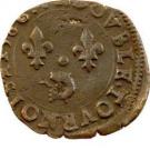 Double Tournois - Henri III (Dauphiné mint; Type B; Z on obverse)