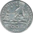 100 Francs (Rene Descartes)