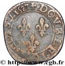 Double Tournois - Henri III (Amiens mint)