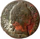 1 Sol - Louis XV (Round shield)