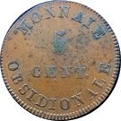 5 Centimes - Napoleon I (Antwerp; Siege Coinage)
