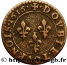 Double Tournois - Louis XIII (Amiens mint; 2nd type)
