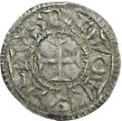 1 Denier - Charles II le Chauve (Melle)