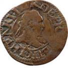 Denier Tournois - Henri III (Amiens)