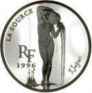 10 Francs / 1½ Euro (La Source by Ingres)