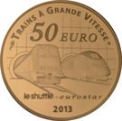 50 Euro (Gare du Nord and St Pancras Station)