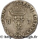 Teston à la tête nue (5ème type) - Henri II
