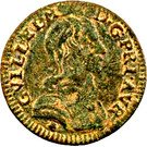 Denier Tournois - Guillaume IX (2nd type)