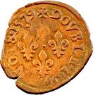 Double Tournois - Henri III (Nantes mint; 1st type)