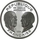 100 Francs (General de Gaulle / Adenauer)