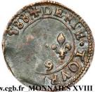 Denier Tournois - Henri III (Rennes)