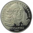 100 Francs / 15 Ecus (Rene Descartes)