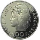 15 Ecus / 100 Francs (Mediterranean Games)