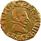 Double Tournois - Henri III (Dauphiné mint; Z on reverse)