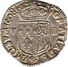 ⅛ Écu - Henri IV (Navarre)