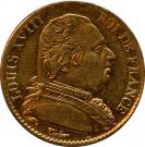 20 Francs - Louis XVIII