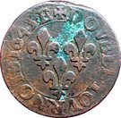 Double Tournois - Louis XIII (Latin text)