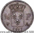 ¼ Franc - Louis XVIII