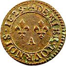 Denier Tournois - Louis XIII (Paris mint; 5th type)