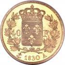 40 Francs - Charles X