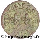 Denier Tournois - Louis XIII (Riom mint; 2nd type)