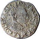 Teston - Charles III (old bust, flat collar, withour cross of Lorraine, undated)