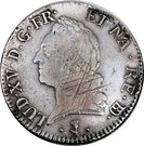 Ecu de Béarn dit "à la vieille tête" - Louis XV