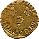 Double Tournois - Henri III (Dauphiné mint; Z on reverse)