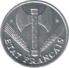 50 Centimes (Vichy French State; light type)
