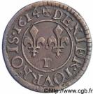 Denier Tournois - Louis XIII (Nantes; 1st type)
