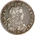 ⅙ Ecu - Louis XV
