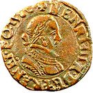 Double Tournois - Henri III (Dijon mint; 1st type)