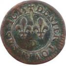 Denier Tournois - Louis XIII (Lyon; 2nd type)
