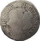 Teston - Henri III de Navarre, II du Béarn et Marguerite de Valois