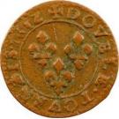 Double Tournois - Louis XIII (Bordeaux mint; 2nd type)