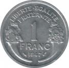 1 Franc (light type)