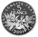 5 Francs PROOF (Last Franc)