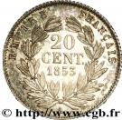 20 Centimes - Napoléon III (large head)