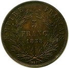 5 Francs - Napoleon III (Essai)