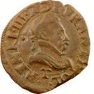 Double Tournois - Henri III (Nantes mint; 2nd type)