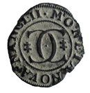 Liard au 2 C enlacés  Charles IV