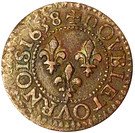 Double Tournois - Louis XIII (Tours mint; 12th type)