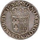 ½ Écu - Louis XIV (Navarre)