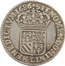 1/16 Ecu - Louis XIV (Flanders)