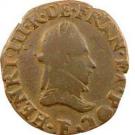 Double Tournois - Henri III (Angers mint)